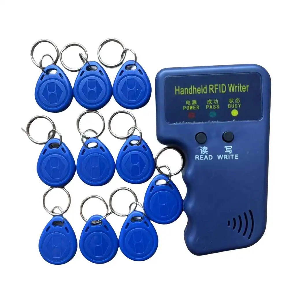 Handheld 125KHz ID Induction Replicator EM4100 TK4100 Card RFID Smart Card Low-frequency T5577 EM4305 CET5200 Keyfob Tags