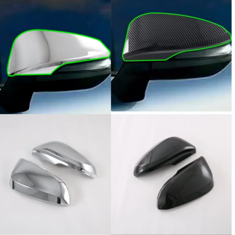 ABS Carbon Fiber 2023-2024 for Toyota innova Rearview Mirror Cover Reversing Mirror Cover