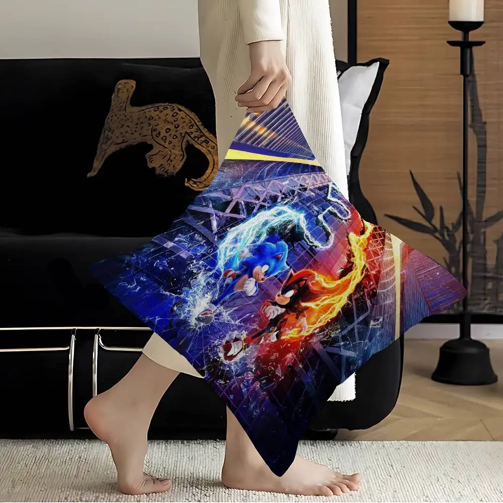 Cartoon S-Sonics Maple Design Cushion Cover Happy Autumn Harvest decor Holiday Decorati Pillow Cover - view 6