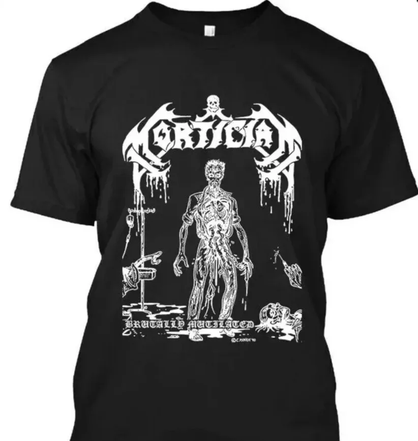 Mortician Brutally Mutilated Music Song T Shirt s S 5Xl