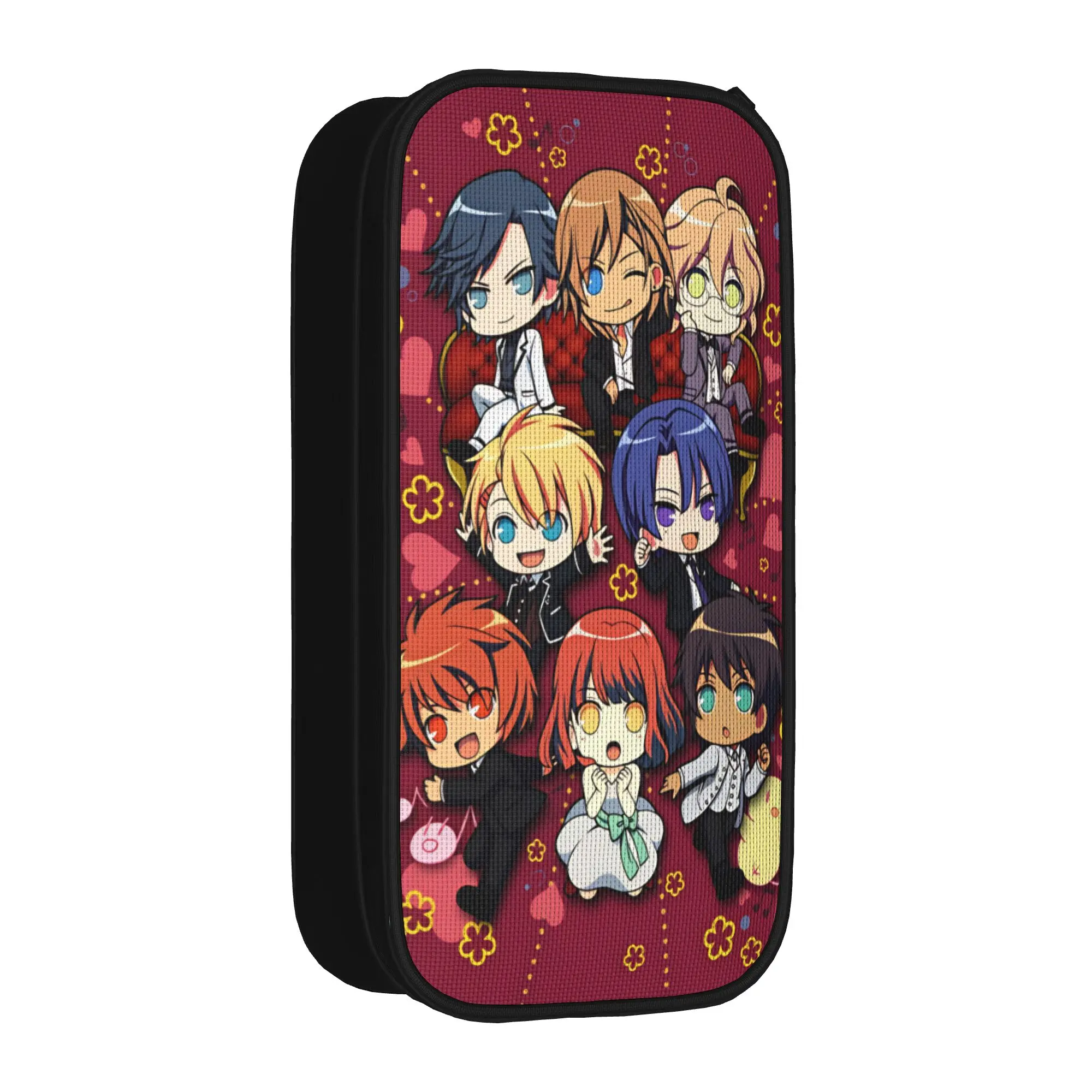 U-Uta no Prince-sama Hijirikawa Masato Pouch Boy Girl Zipper Cute Back To School Pencil Cases Custom Stationery Organizer