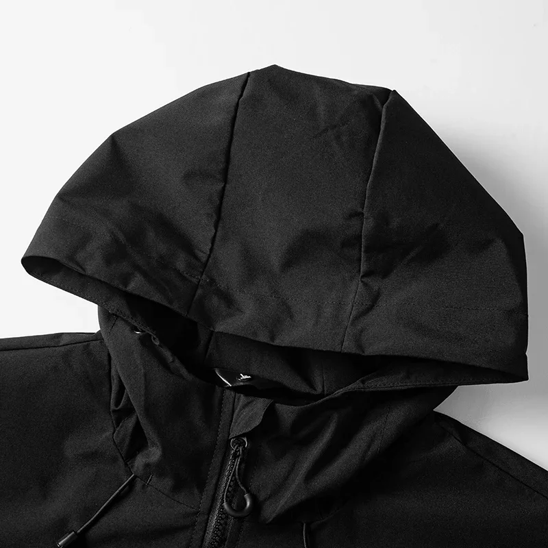 Men's Outdoor Jacket Waterproof Windbreaker Sports Climbing Trekking Multiple Pockets Skiing Softshell Zipper Hooded Jackets 147 S973b6bde988947ed87e7b2e625e08dbdV
