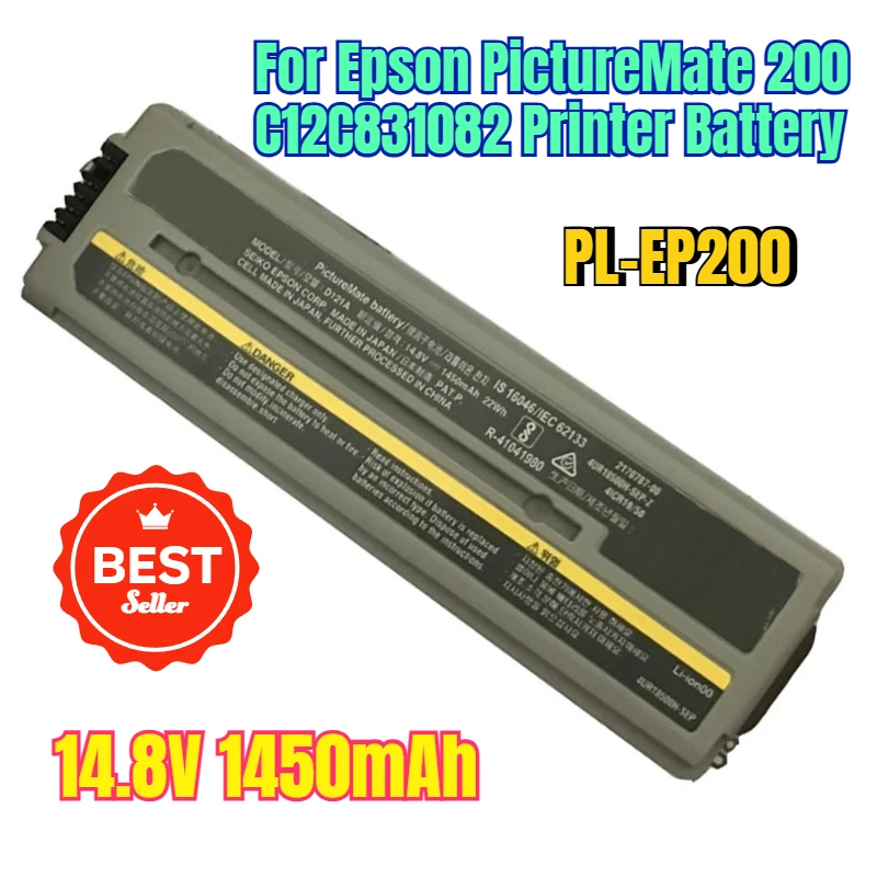

14.8V 1450mAh for Epson PictureMate 200 C12C831082 Printer Battery