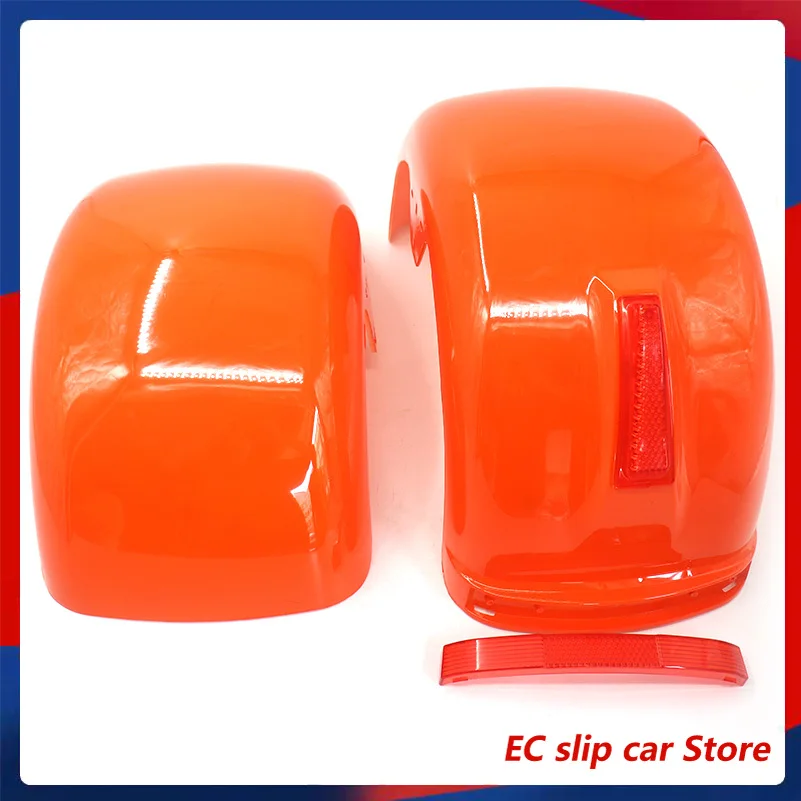 Front and Rear Fender Plastic Shell with Tail Light Mudguard For Citycoco Electric Scooter 225/55-8 18x9.50-8 Tire Accessories