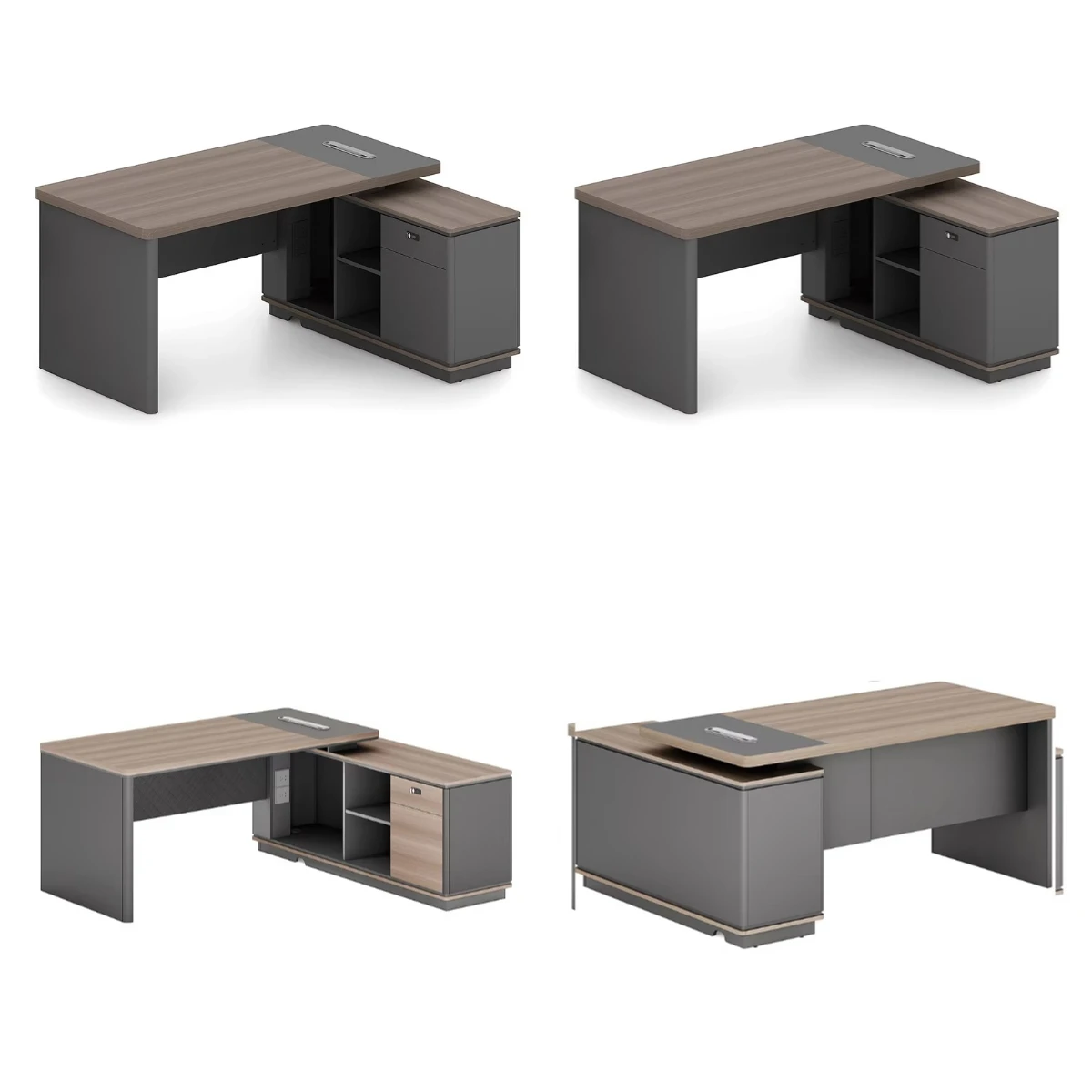 

Modern Designed Durable Eco-Friendly Multi-Functional Wooden Workbench Office Supervisor's Computer Desk for Commercial Use