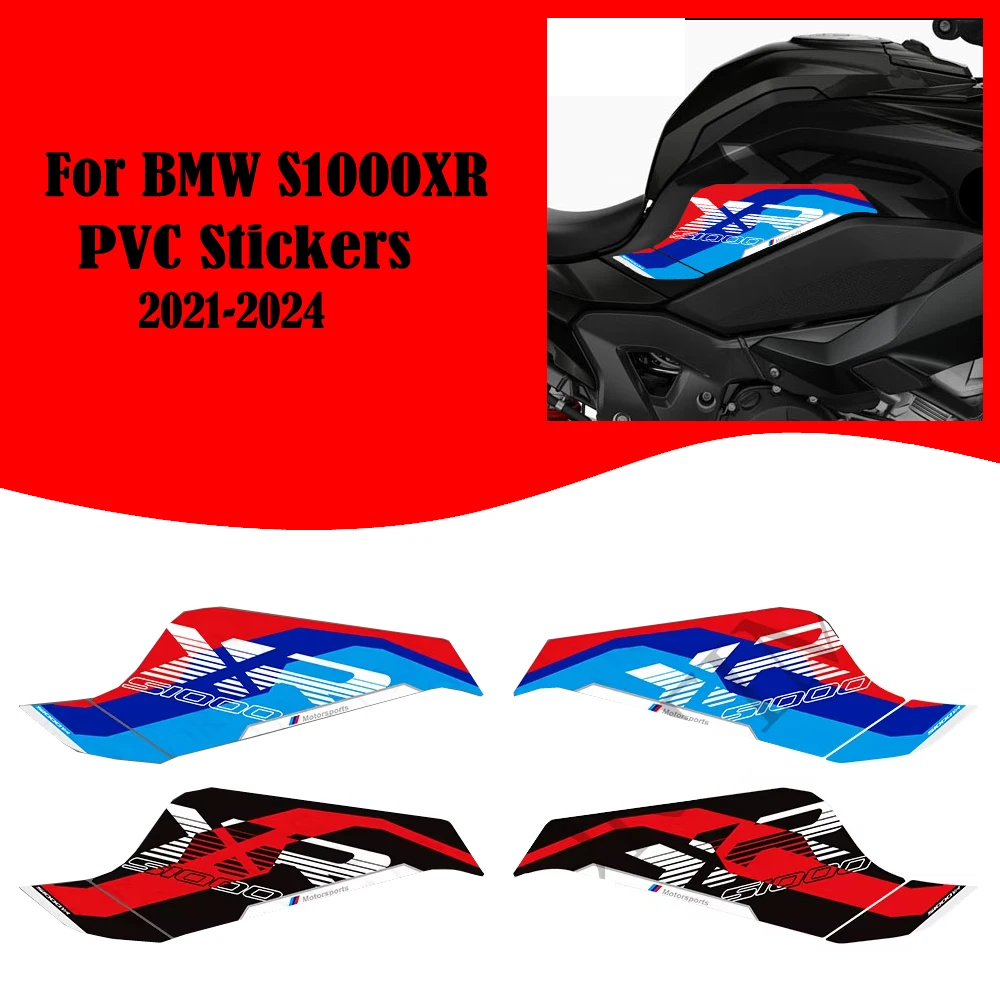 Tank Pad Knee Grips Stickers Fairing Fender Anti-scratch body Protection For BMW S1000XR S 1000 XR S1000 M1000 M1000XR 2021-2024