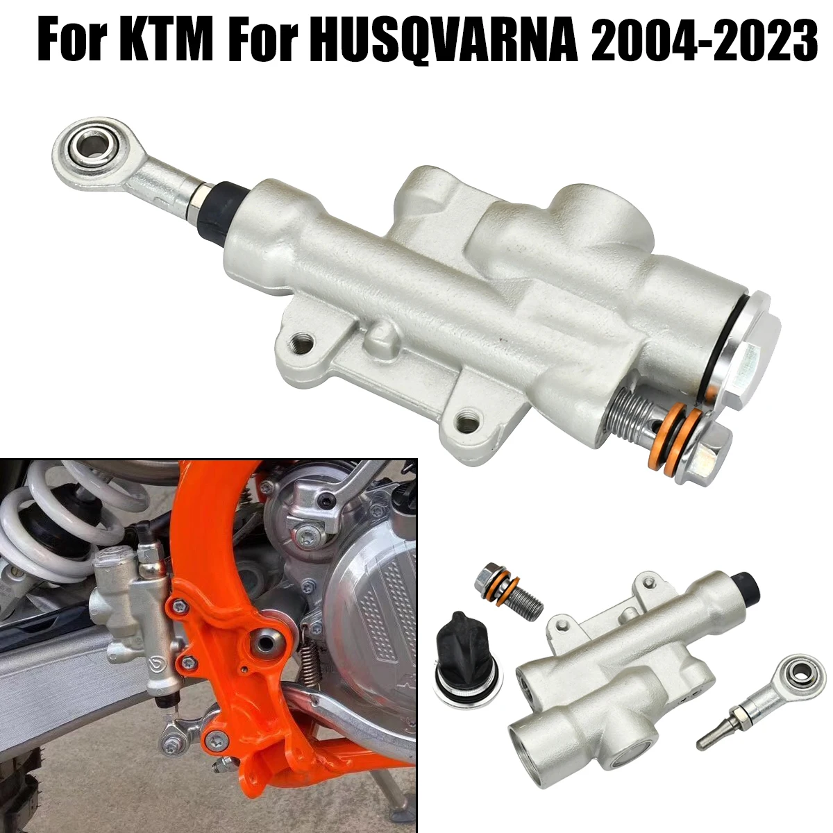 

Motorcycle Rear Hydraulic Brake Master Cylinder Pump For KTM EXC XCW SXF XCFW HUSQVARNA FC FX FE TE 125 250 300 350 450