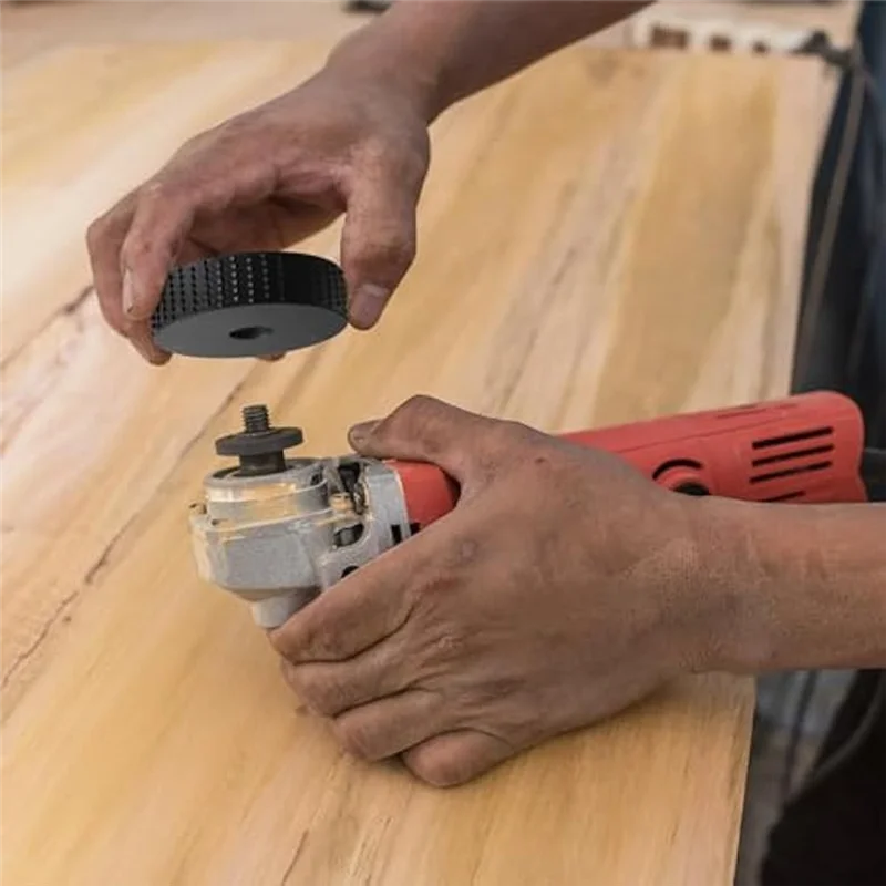 5Pc Angle Grinder Wood Carving Disc For 4In Or 4-1/2In,Wood Shaping Disc Grinder Cutting Wheel Grinding Disk Attachments