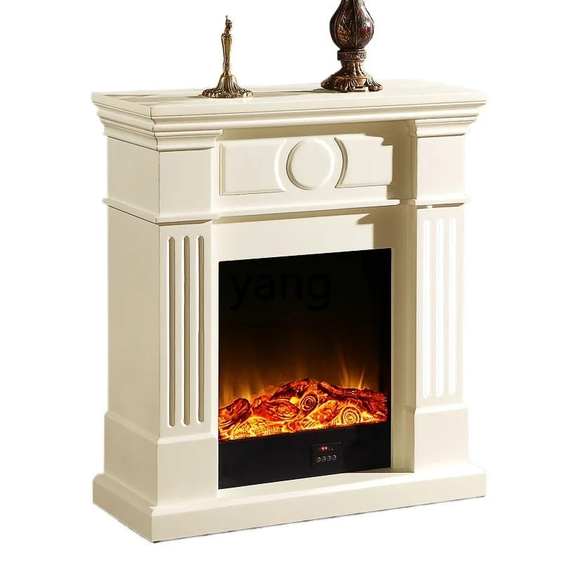 

LTT American Country Solid Wood Decorative Cabinet European Fireplace Decorative Heating Furnace