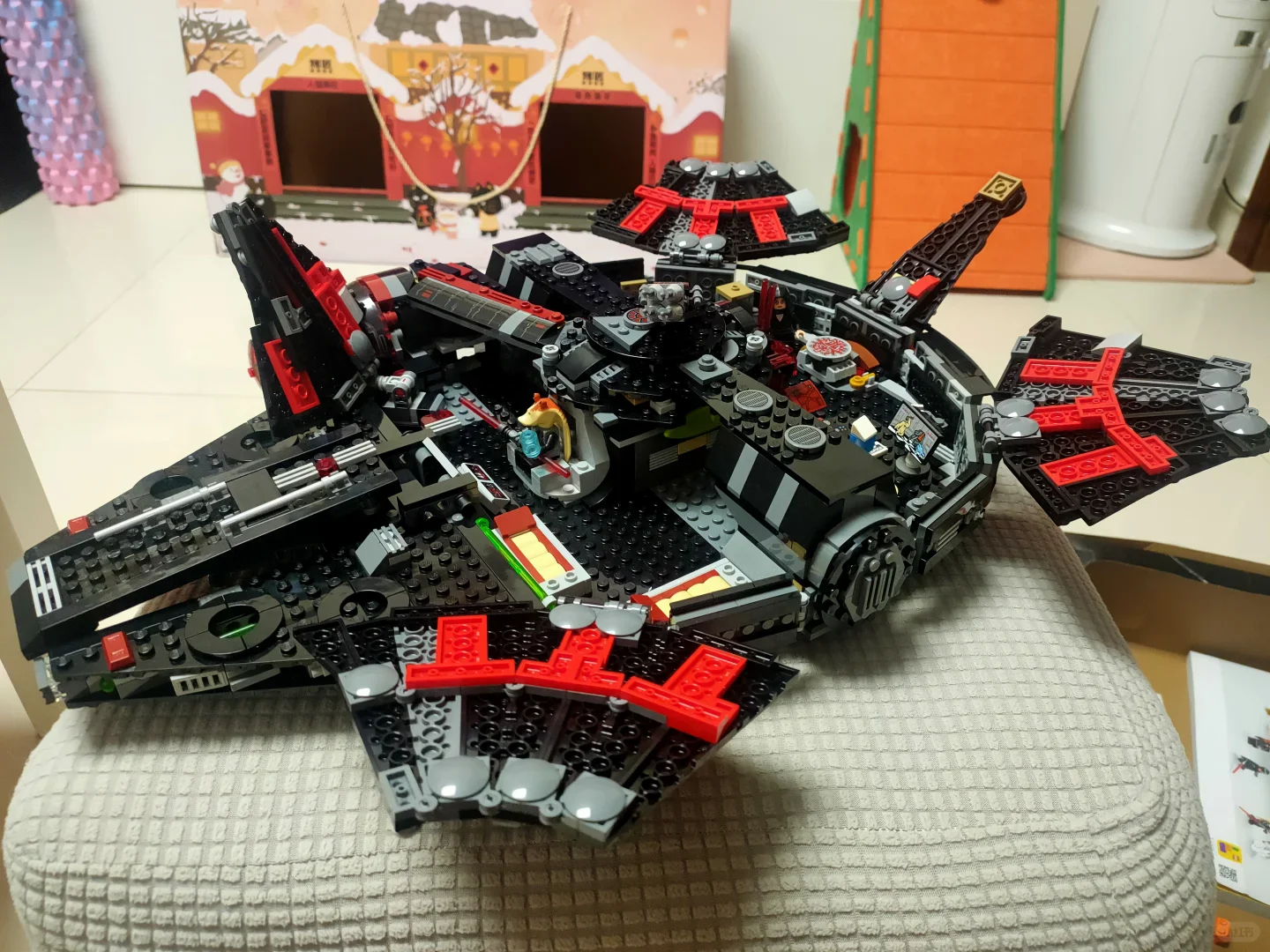 movie-black-spaceship-battleship-model-home-desktop-decor-ornament-holiday-birthday-gift-for-collectors