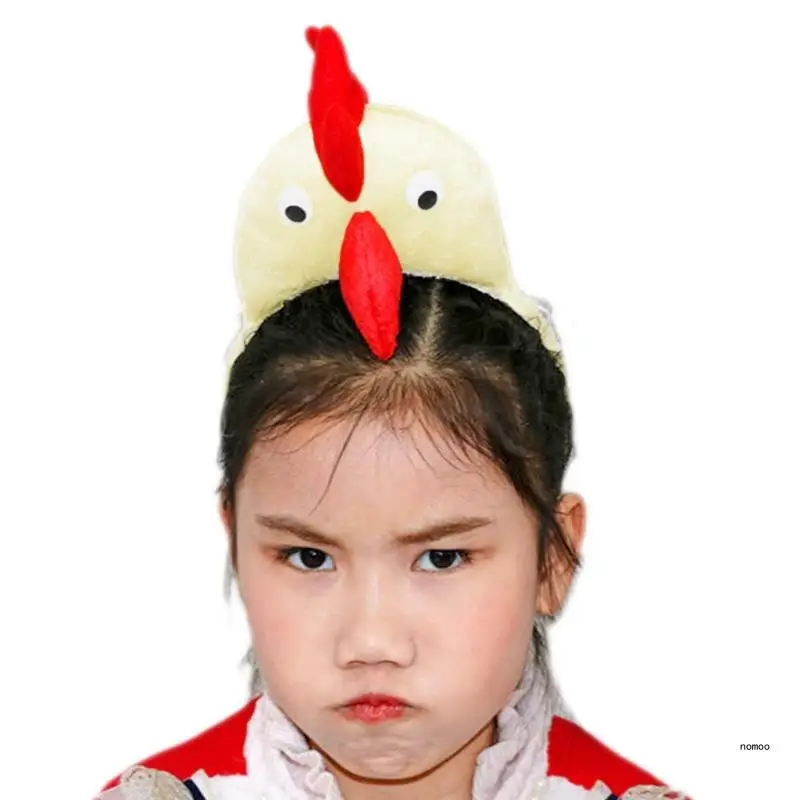 Women Headband Funny Daily Wear Adorkable Chicken for Christmas Halloween Party