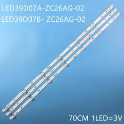 TV podświetlenie LED bar Kivi 40FK20G 40FK30G 40FB50BR 40FB50BU 40FR50BR Hitachi 40C311 LED39D07A LED39D07B ZC23AG-02A V400HJ6-PE1