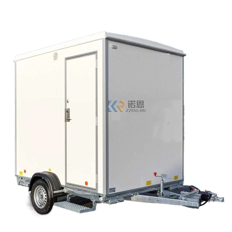 Customize Toilet Case Cabin Luxury Portable Restroom Trailer Eco-friendly Portable Mobile Toilet Trailer