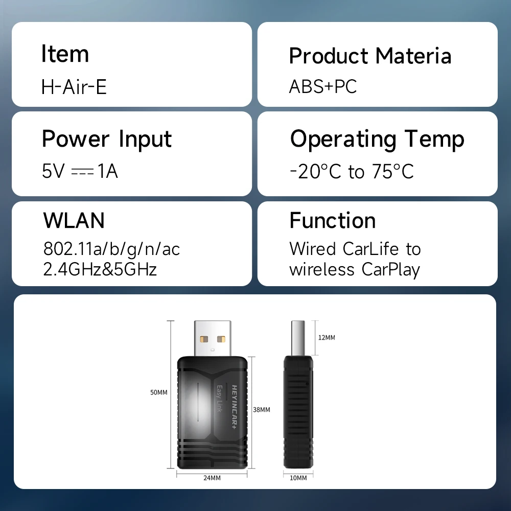 HEYINCAR Baidu Carlife to Wireless Carplay Smart Box for Hyundai Kia Toyota Honda eNS1 eNP1 CRV HRV URV map navigation spotify - Image 6