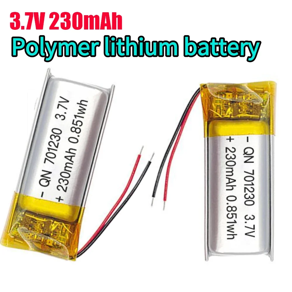 

Rechargeable 3.7V 230mAh Mew701230 Polymer Battery for Beauty Device Reading Pen Accessories