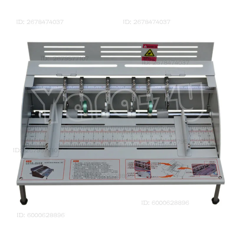 460MM Electric Paper Creasing Machine Book Cover Creasing Cutting and  Creaser Electric paper creasing machine