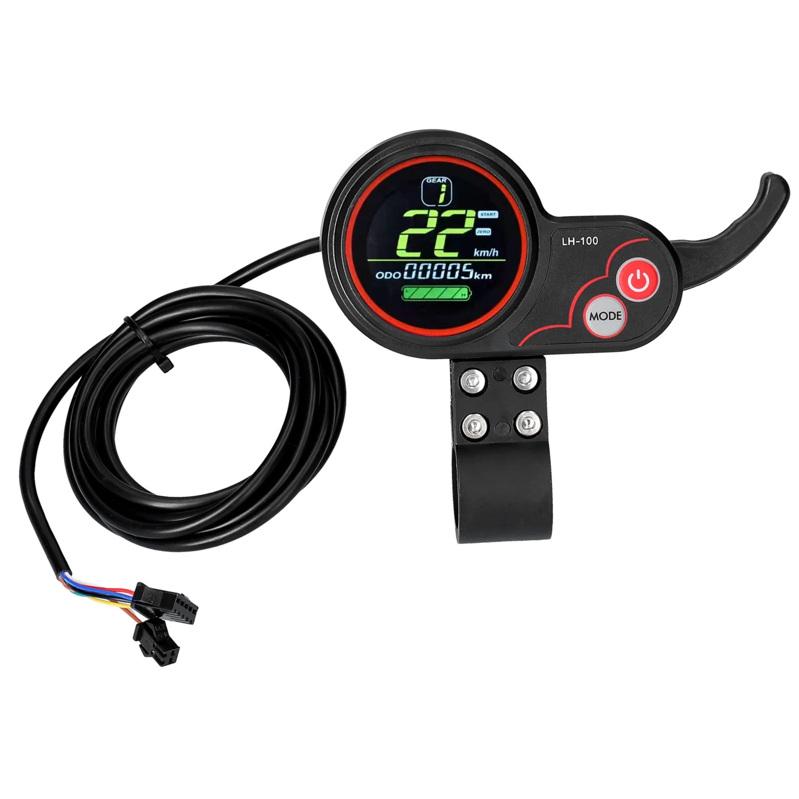 وحدة تحكم المحرك بدون فرش مع لوحة تحكم بشاشة عرض LCD مقاومة للمطر 24 فولت-48 فولت 350 وات مجموعة التحكم لسكوتر الدراجة الكهربائية #2