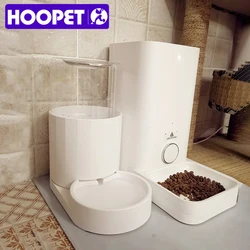 HOOPET Large Capacity Pet Dog Cat Automatic Feeder Detachable Dog Cat Water Dispenser Food Feeding Device For Cat Dog Pet Supply