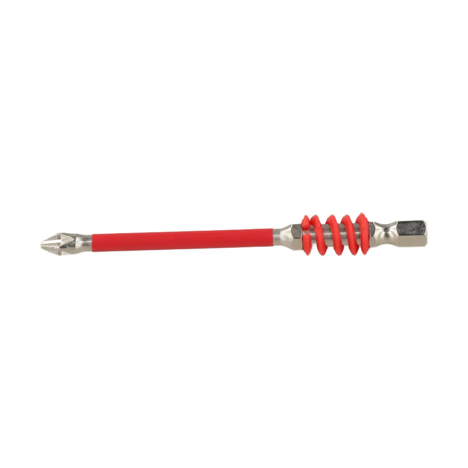 Rainbow Spring Screwdriver Bit Set For Electric Drill, Non-Slip Carbide Tips With Shock Absorption, 6.35mm Shank For Impact Driv