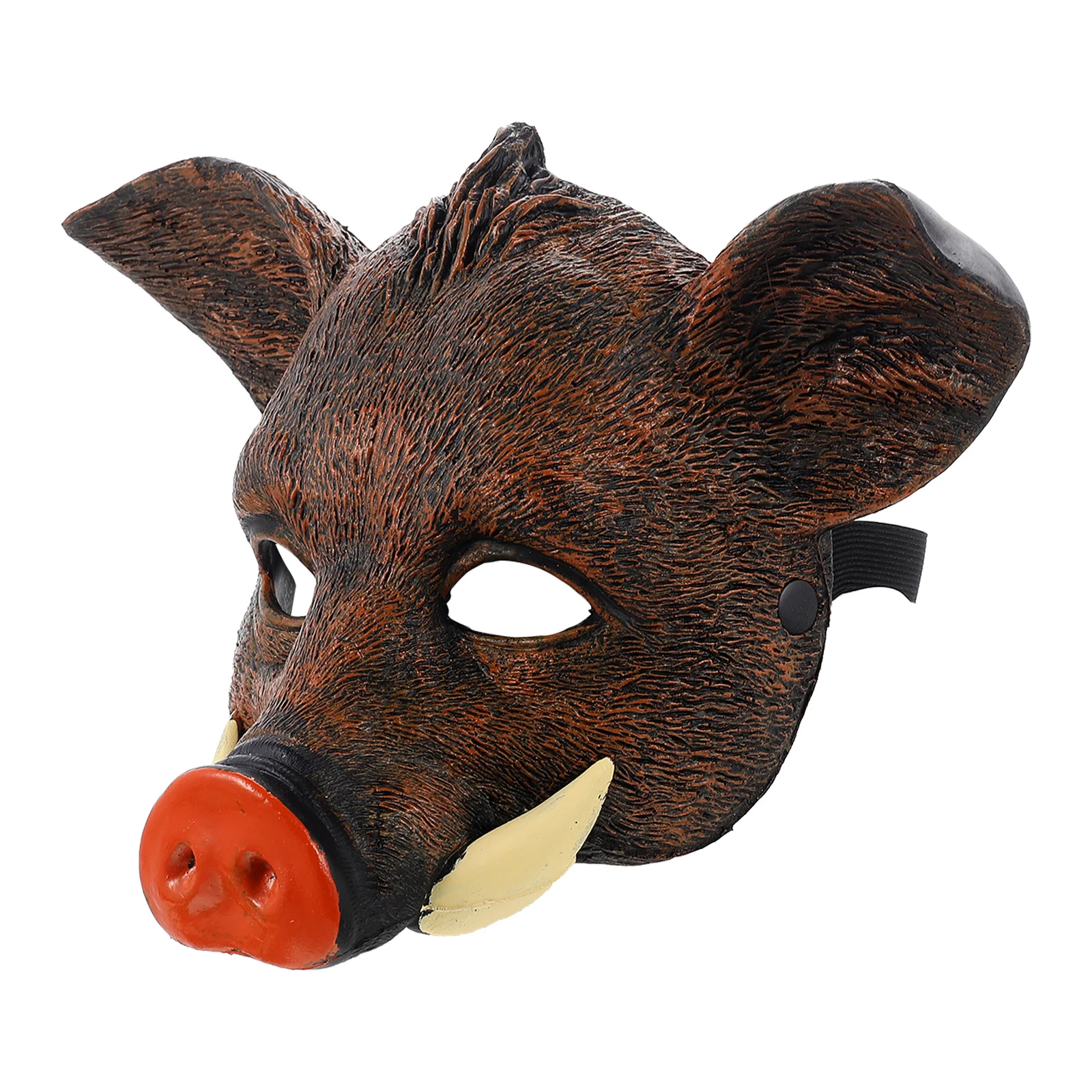 

Premium PU Wild Boar Mask for Adults Half Face Halloween Costume Party Prop Decorative Animal Masks for Festival