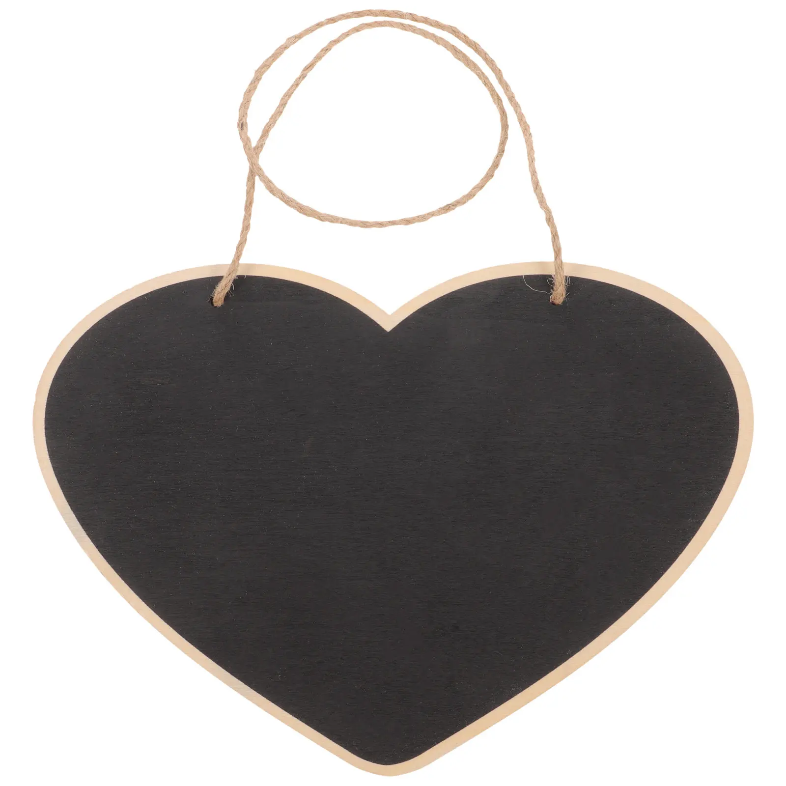 

Mini Wooden Chalkboard Hanging Sign Erasable Reusable Door Message Board Wall Memo Board Small Blackboard Chalkboard Sign