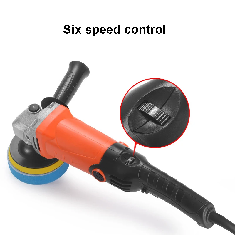 1200W 220V Adjustable Speed Car Electric Polisher Waxing Machine Automobile Furniture Polishing Tool