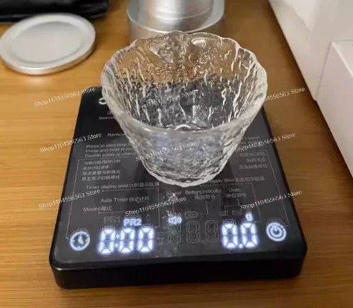 

Весы для эспрессо с таймером, высокая точность 0,1 г для приготовления кофе и кухонного взвешивания до 2 кг