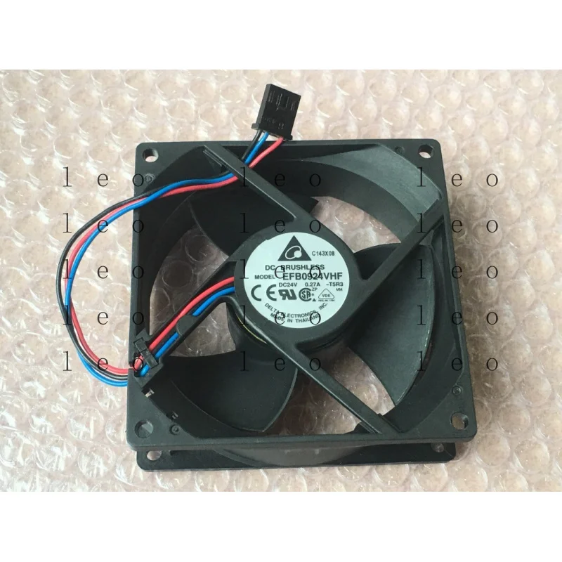 DD  1 PCS for  Delta Fan  EFB0924VHF DC 24V 0.27A 90*90*32MM 9CM 3 wire 4 PIN cooling fan