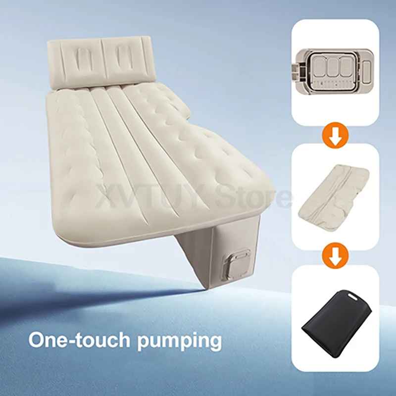 

Universal Car Back Seat Air Inflatable Travel Mattress Portable Multi Functional Sofa Pillow Outdoor Camping Mat Sleeping Pad
