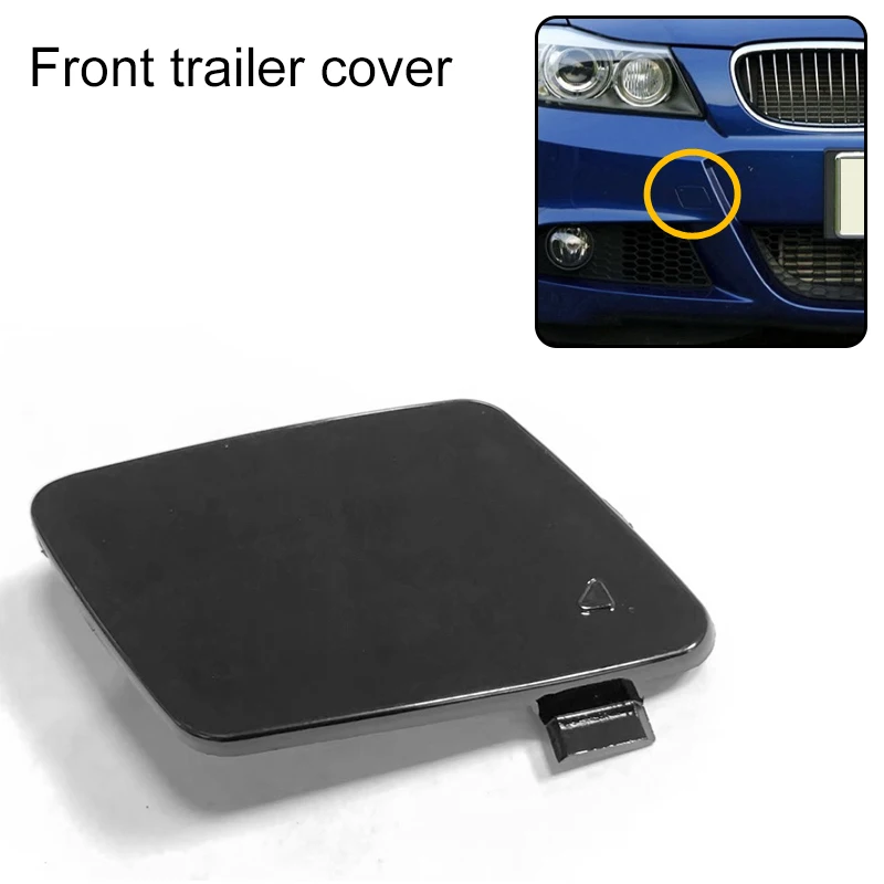 Car Bumper Front Trailer Cover Fit for BMW E92 E93 Part Number 51118043981 51117891391 Towing Hook Cover Plate