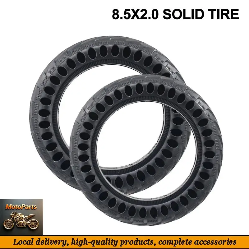 

2 pcs 8.5x2.0 solid honeycomb tires for electric scooters, 8-inch S1 S2 S3 non pneumatic tires, explosion-proof wheel tires