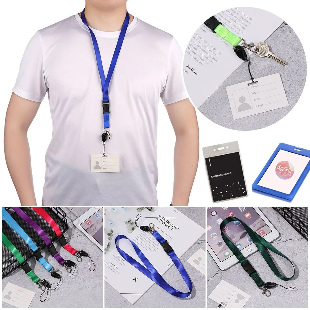 Cute ID Card Rope Fashion Keys Gym Holder Mobile Phone Lanyard Neck Strap Mobile Phone Straps