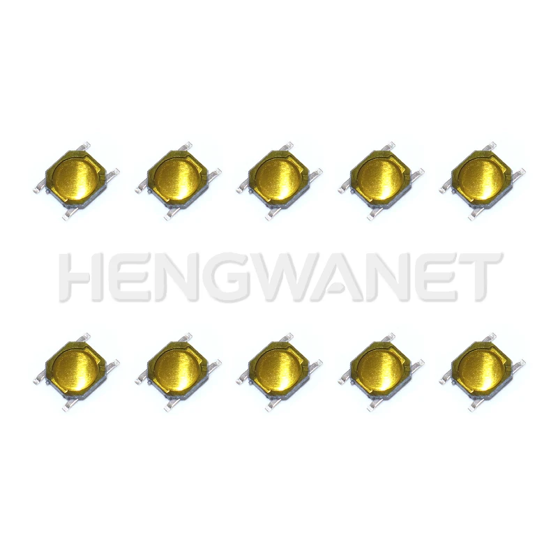 100PCS DC12V 50mA Membrane Switch 4x4x0.8MM 4X4X0.8mm Tactile Push Button Switch Tact 4 Pin 4*4*0.8mm Switch Micro Switch SMD