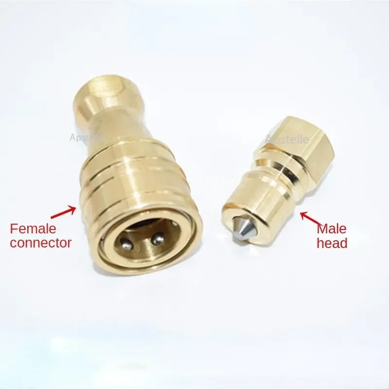 High Temperature High Pressure Hydraulic Quick Coupling Double Closed Water Pipe Mold Connector Quick Change