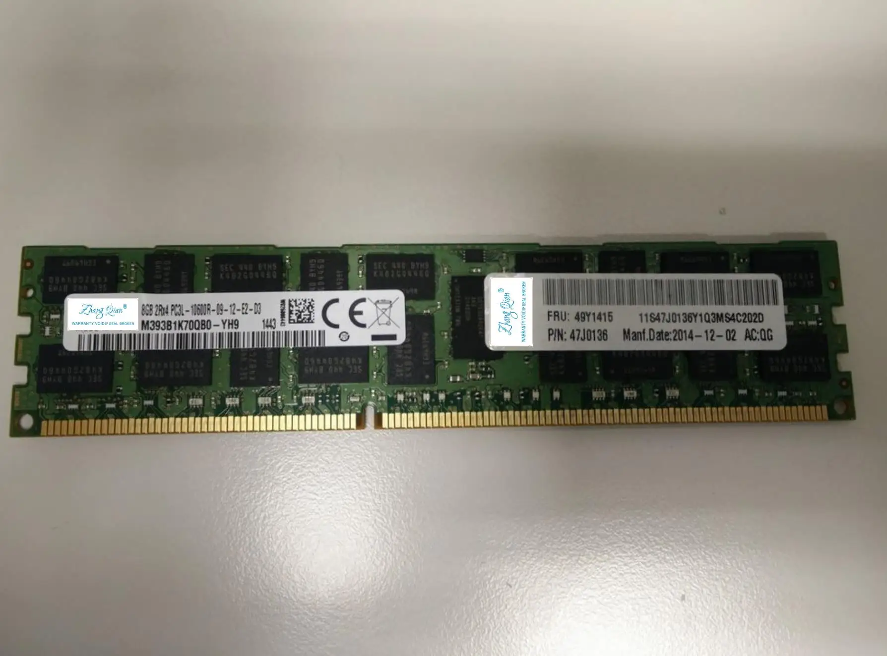 

Для 49Y1397 49Y1415 X3650M3 M4 8G DDR3 1333 ECC REG