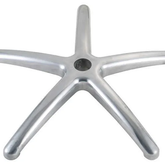 Aluminum alloy five-star foot outlet thickened aluminum alloy foot boss chair base lifting swivel chair accessories