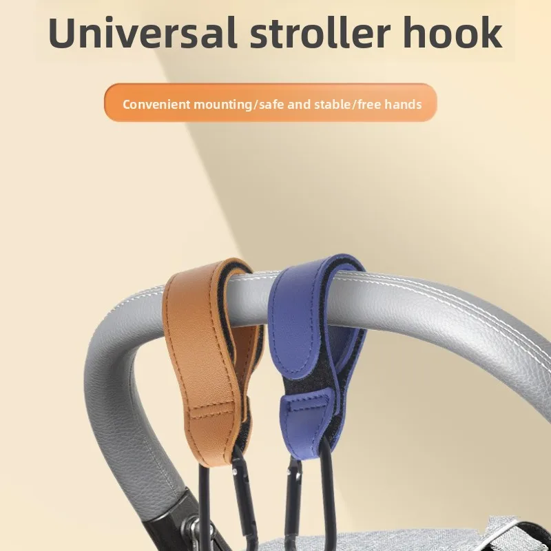 

Baby Stroller Hook Child Carriage Bag Holder Anti-Fall Storage Accessory Universal Stroller Hook and Fastener for Child Carriage