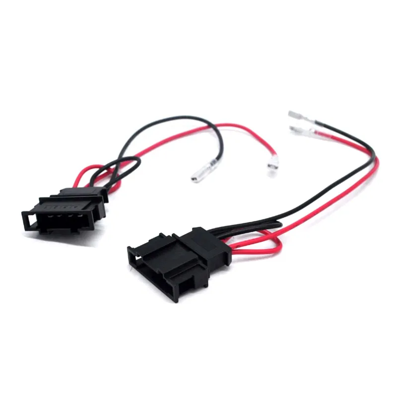2x SPEAKER ADAPTER CABLE LEADs Wire For Golf Mk4 Mk5 Mk6 Mk7
