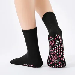 New Cotton Mid-calf Bottom Silicone Non-slip Sports Socks for Women Yoga Socks Indoor Dance Fitness Pilates Warm Floor Socks