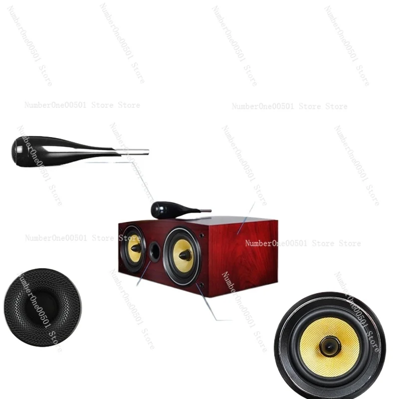 5 Inch Passive Center Channel Speaker for Home Theater Surround Sound System Karaoke Background Music