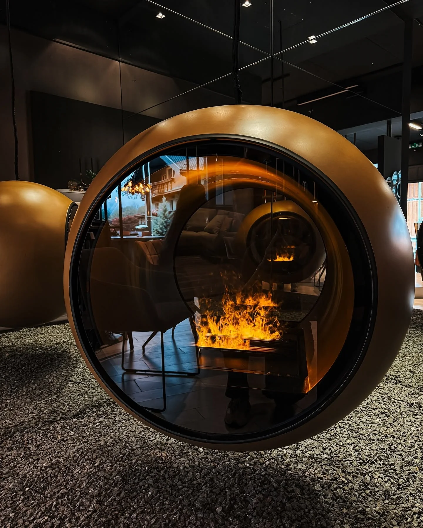 3D Water Vapor Fireplace, 304 Stainless Steel Electric Steam Fireplace, Ventless Ultrasonic Atomizing Indoor Smart Fireplace