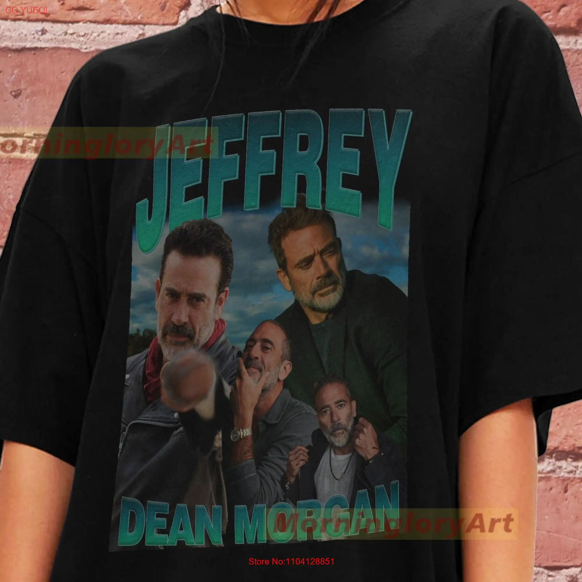 Jeffrey Dean Morgan T Shirt SweaT Sweater Cotton Clothing long or short sleeves