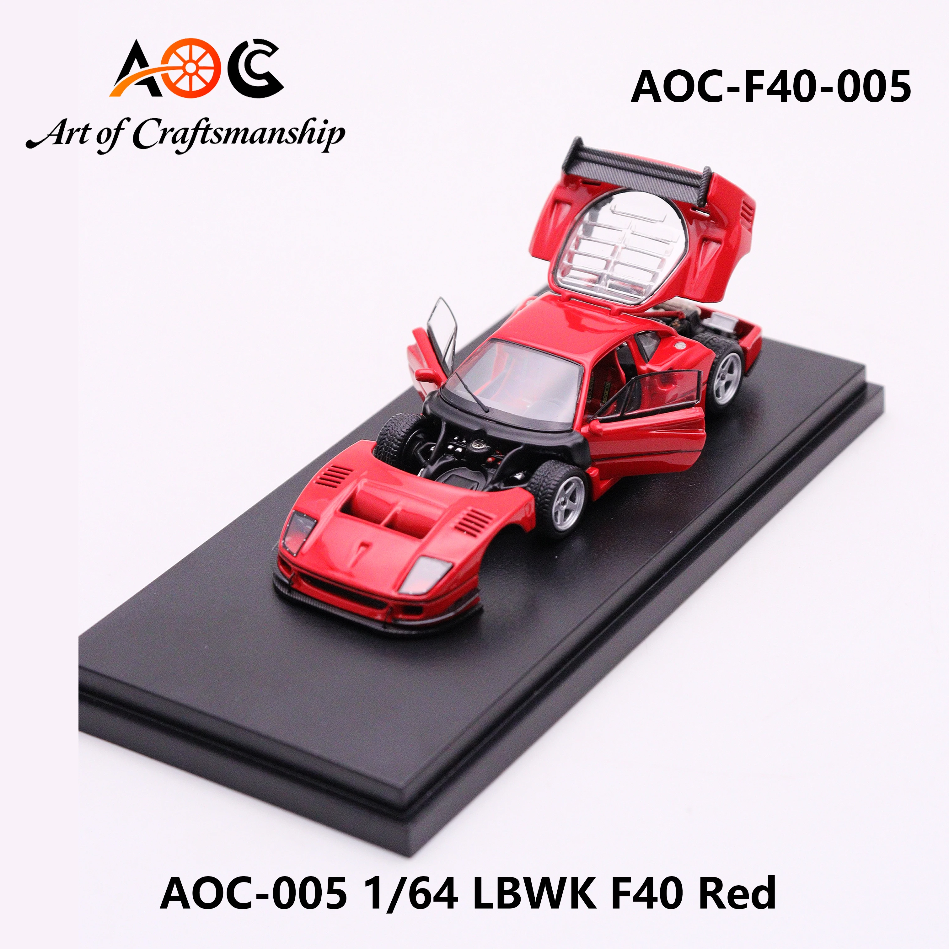 pre-ordenar-coche-en-miniatura-aoc-1-64-lbwk-f40-rojo
