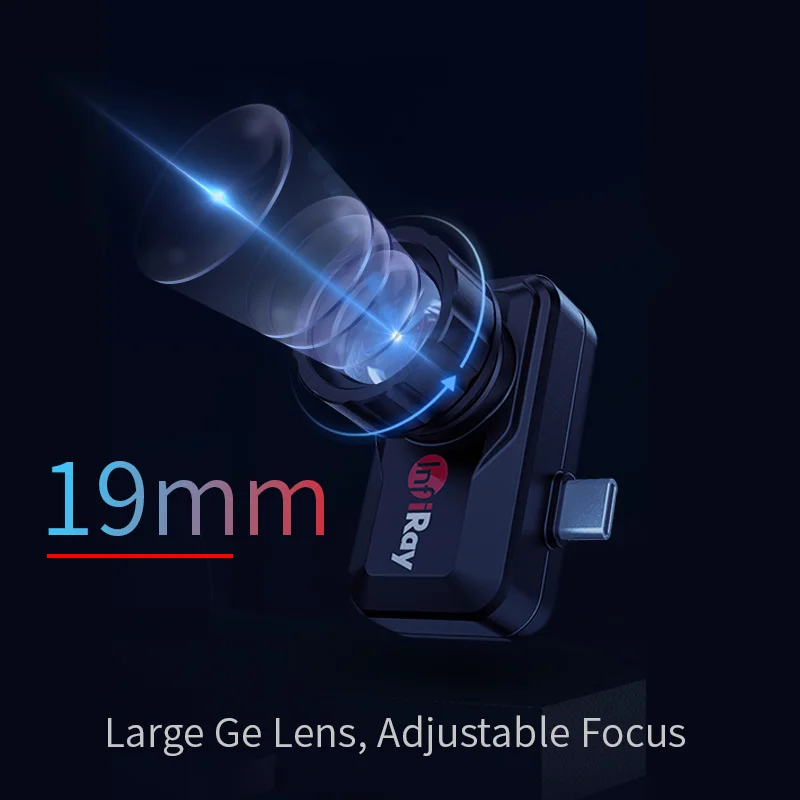 InfiRay Xinfrared T3 cámara térmica infrarroja Monocular de visión nocturna cámara térmica para teléfono Android caza al aire libre con láser