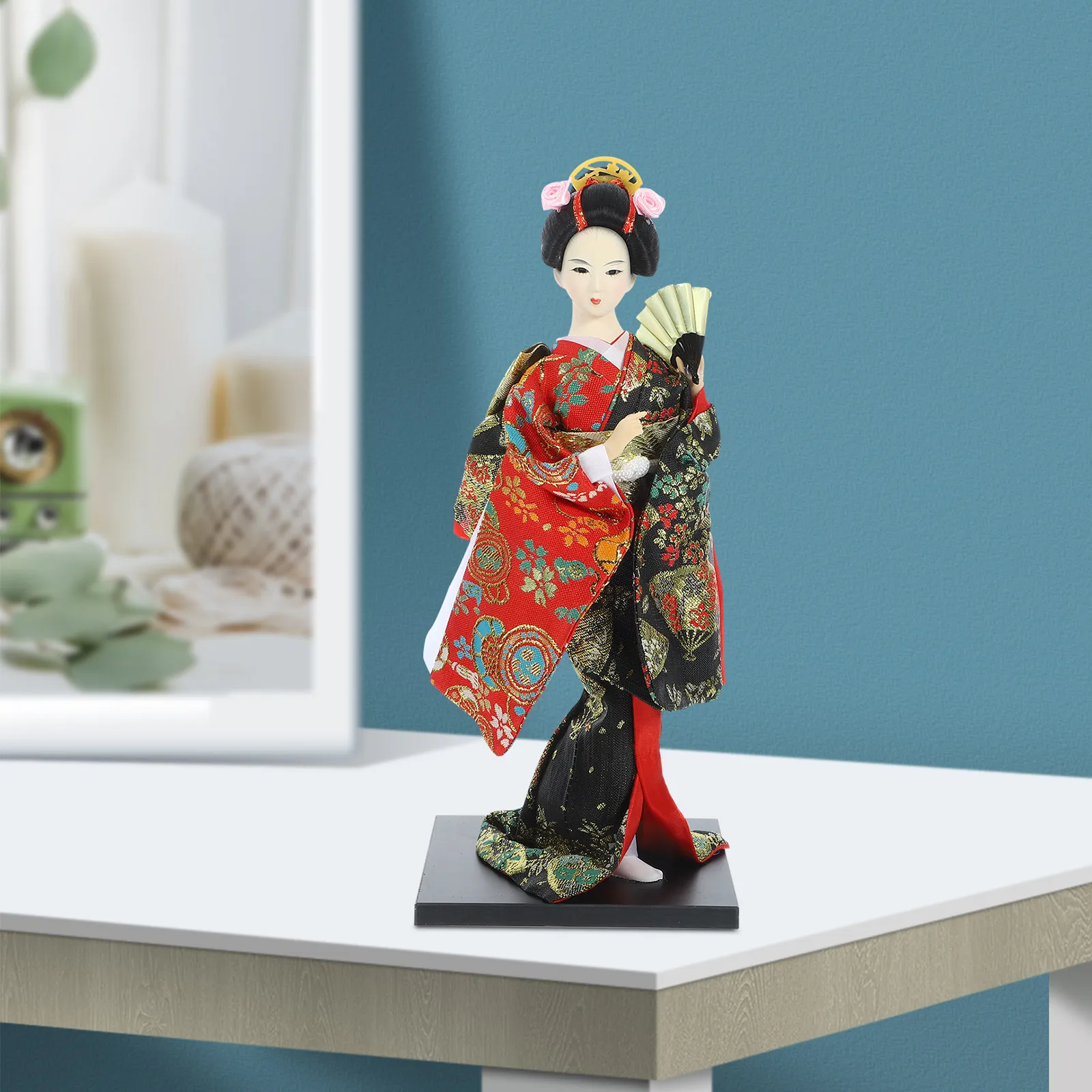 

Japanese Kimonos Ornament ABS Cloth Lightweight Decorative Craft Table Decoration Desktop Kimonos Decor for Japanese Restaurants