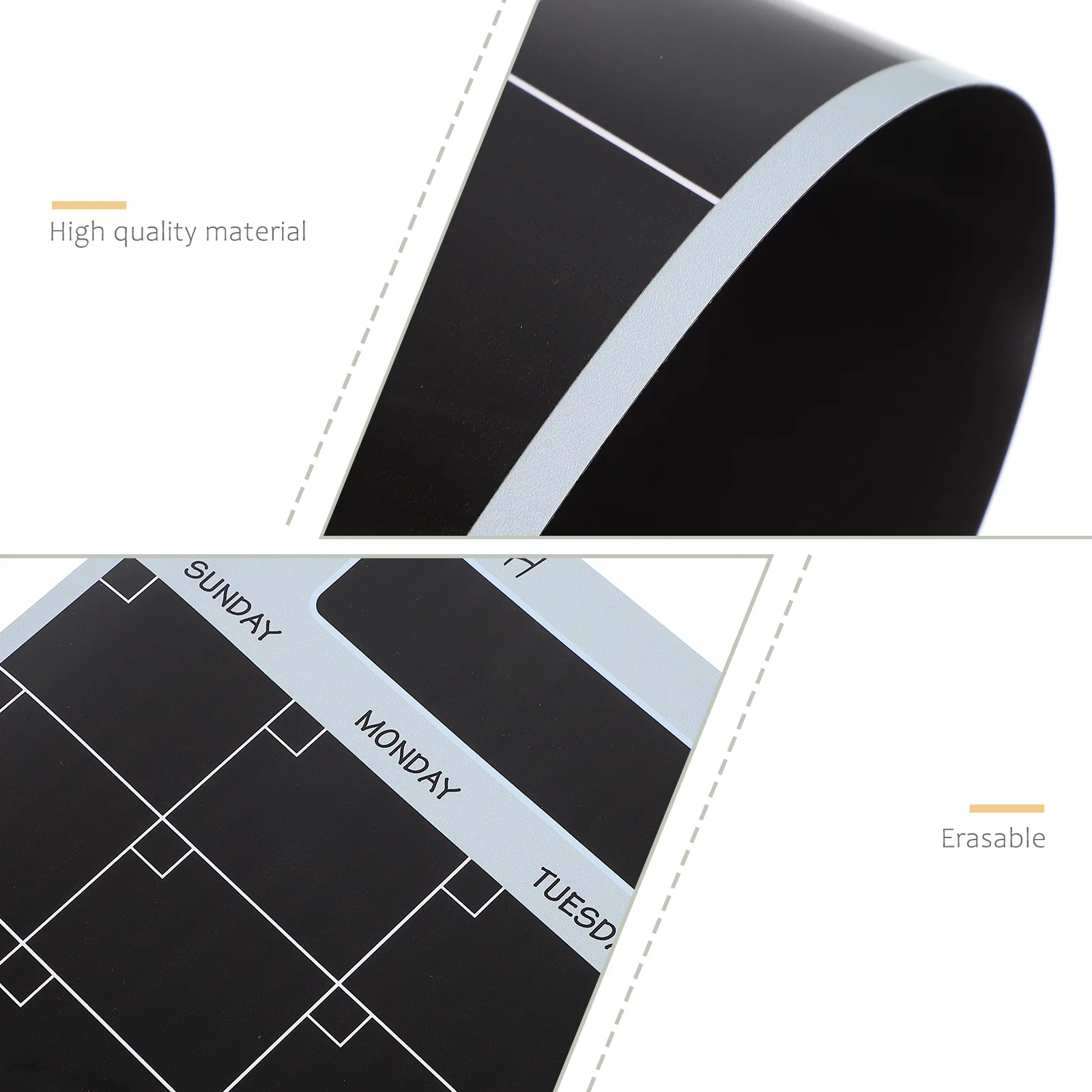 Magnetic Weekly Monthly Plan Calendar For Fridge Schedule Board Message Note Organizer Erasable Meal Planner Family Gift