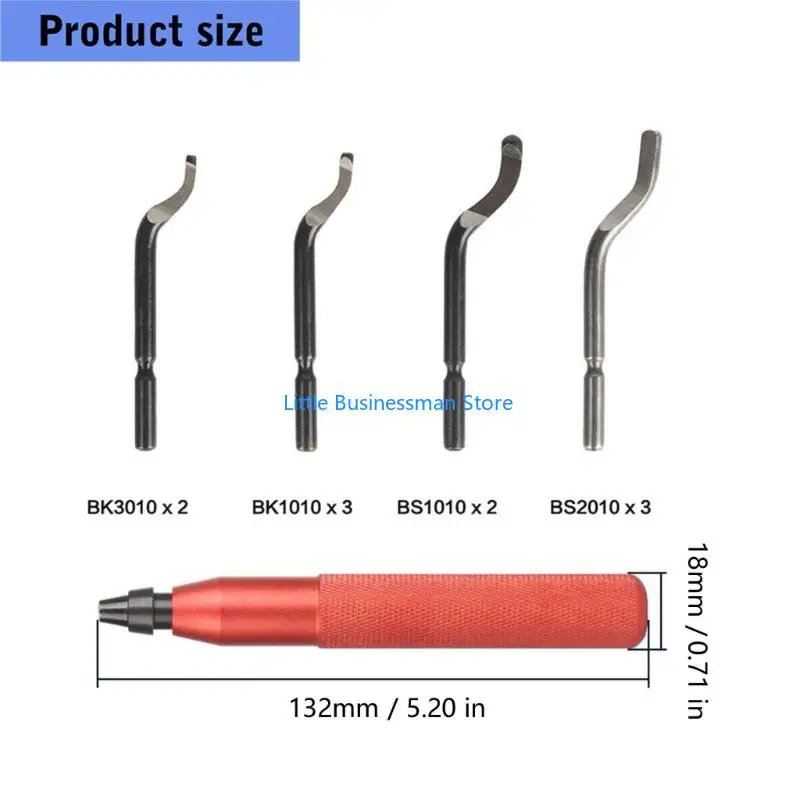 3D-Druck-Entgratungs-Trimmset 10 Fräser für Metall-Aluminium-Mischung Finishing M76A – Detail 6