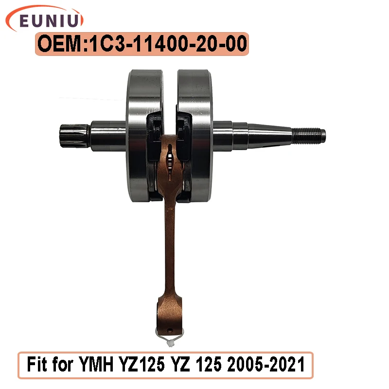 Racing High Performance Rebuild Crankshaft for YMH YZ125 YZ 125 2005-2021 OEM 1C3-11400-20-00 Motorcycle Parts