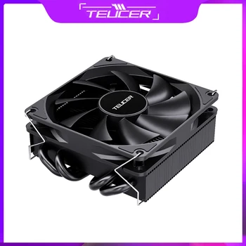 TEUCER 4 Heatpipes 45 CM Ultra Dunne Koellichaam Low Profile ITX Gaming Radiator TDP 130 W CPU Koeler Voor LGA1700/115X/2011/2066 AM5