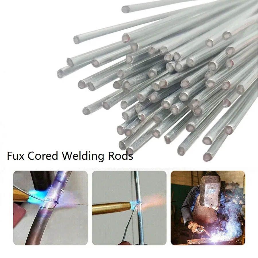 20pcs Universal Welding Rods Copper Aluminum Iron Stainless Steel Cored Welding Rod Solder Wire Electrode No Need Solder Powder